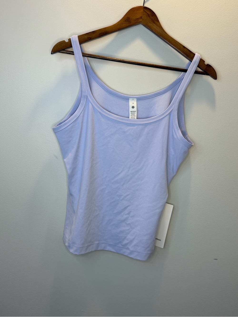 lululemon athletica Light Lavender Scoop Neck Tank
